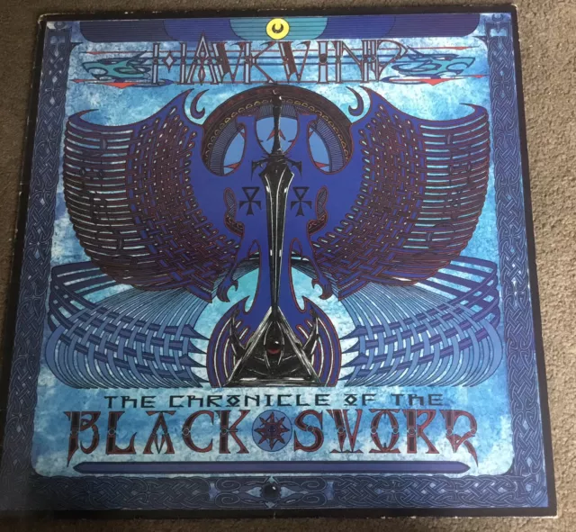 Hawkwind Chronicle Of The Black Sword Vinyl Album Flicknife Lyric Inner Hawkwind