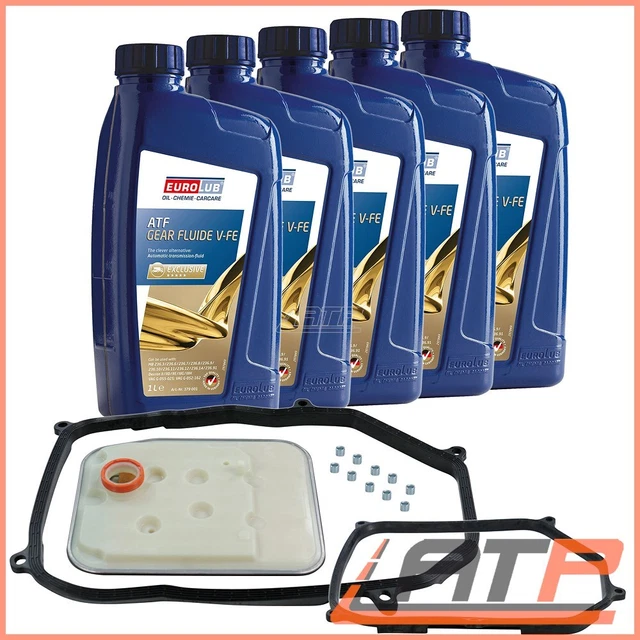 HYDRAULIC FILTER SET + 5x1 L EUROLUB GEAR VFE TRANSMISSION FLUID