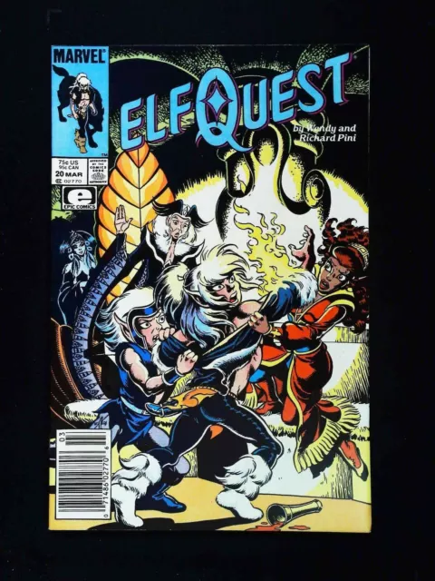 Elfquest #20  Marvel Comics 1987 Vf/Nm Newsstand