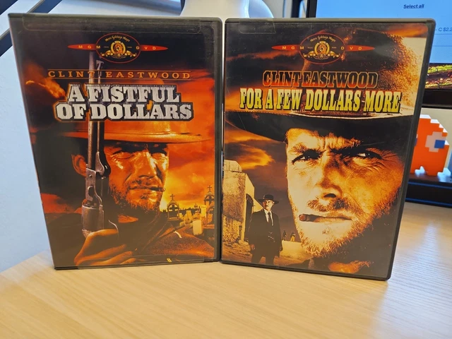 Fastuful A FISTFUL OF Dollars & For a Few Dollars More DVD 2 Clint Eastwood ...