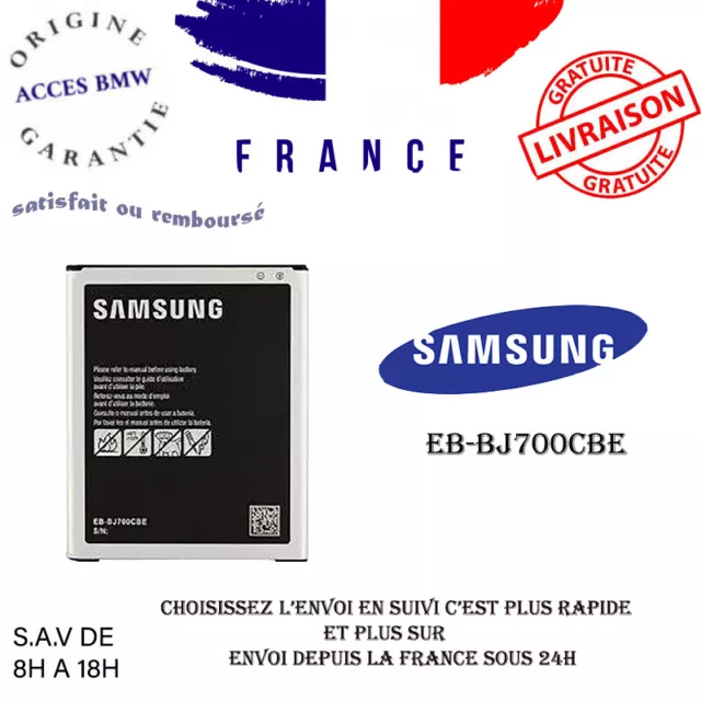 Originale Samsung Batterie EB-BJ700CBE pour Samsung Galaxy J7 Duos/J7Core