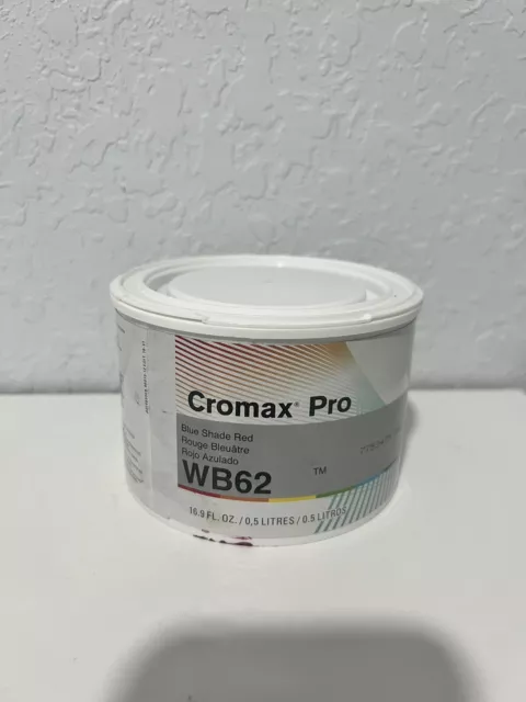Cromax Pro Wb62 Blue Shade Red 16.9Fl Oz 0.5L Mixing Color Free Shipping