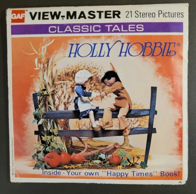 🎬Viewmaster Classic Tale🎬 "Holly Hobbie " 🎬 ViewMaster intern. SET