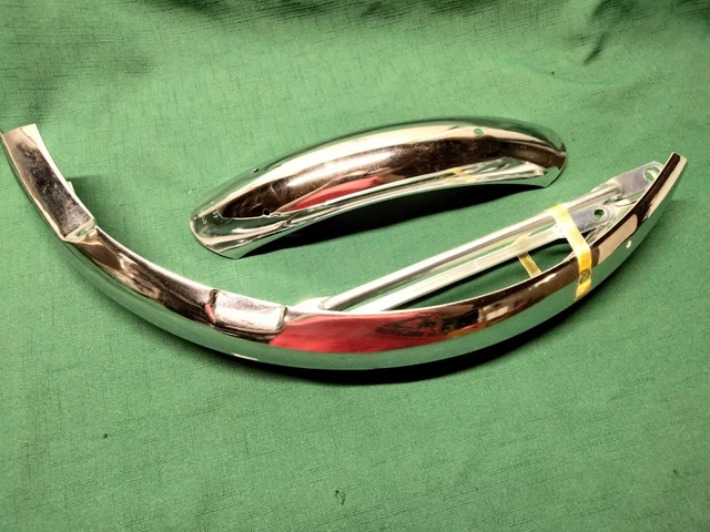 NOS Vintage WALD B20R 20" Chrome Balloon Fenders & 2 Braces ~ Fits Schwinn** NOS Vintage WALD B20R 20" Chrome Balloon Fenders & 2 Braces ~ Fits Schwinn**