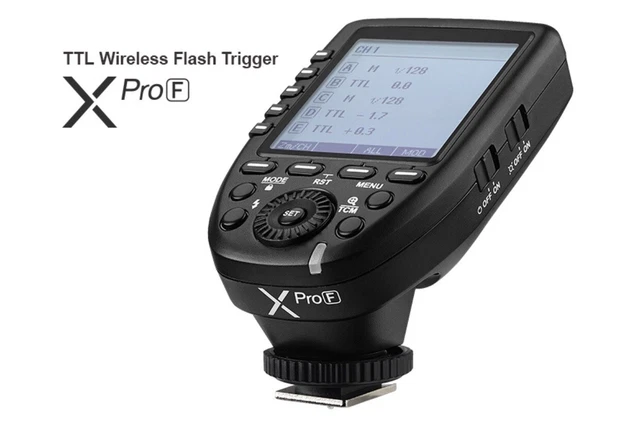 NUEVO Godox Xpro-F 2.4G TTL LCD Sistema X Inalámbrico Disparador Cámaras Fuji
