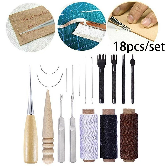 Kit de herramientas 18 piezas/set troquelado retro puntado vintage hazlo tú mismo mano