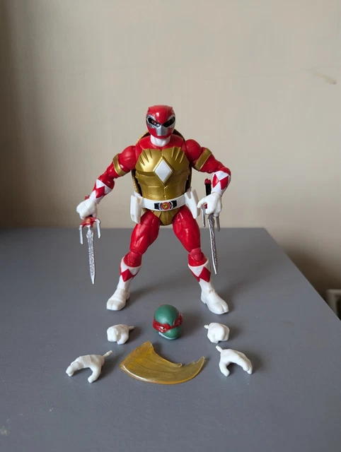 POWER RANGERS LIGHTNING collection tmnt Raphael red ranger £10.00 ...