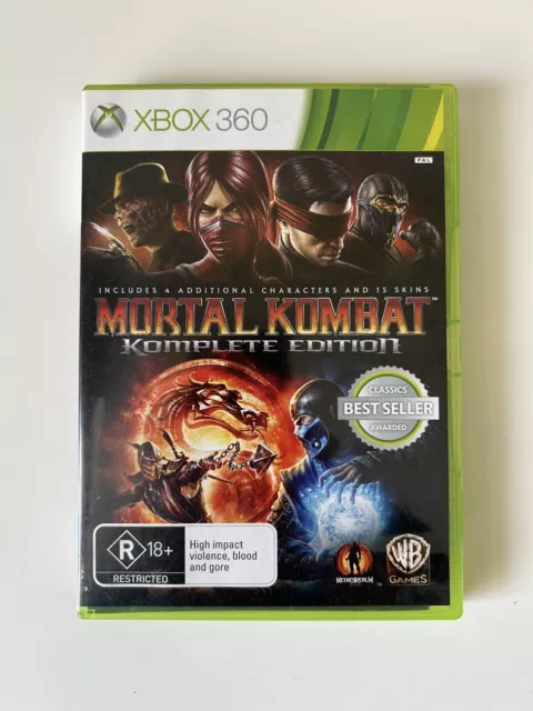 Mortal Kombat Komplete Edition - Original Microsoft Xbox 360 Game