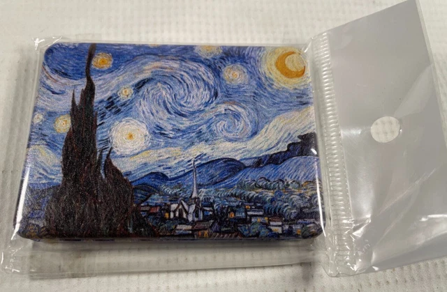 Espejo de bolsillo nocturno estrellado Van Gogh NUEVO