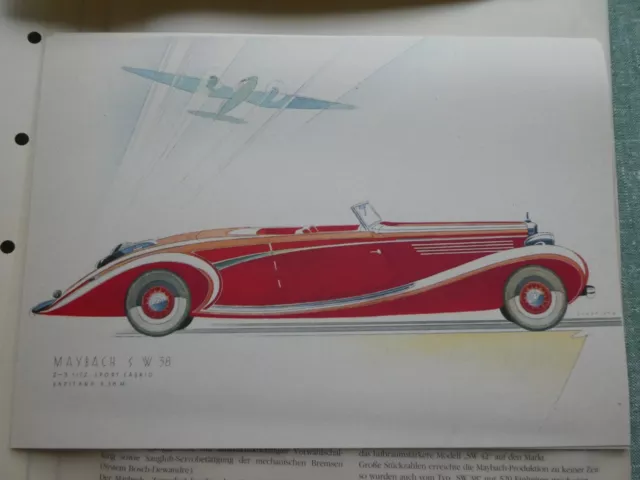 MAYBACH SW 38    PROSPEKT 1936  Archiv Verlag 2