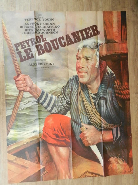 AFFICHE DE FILM Peyrol Le Boucanier Terence Young EUR 40 00 