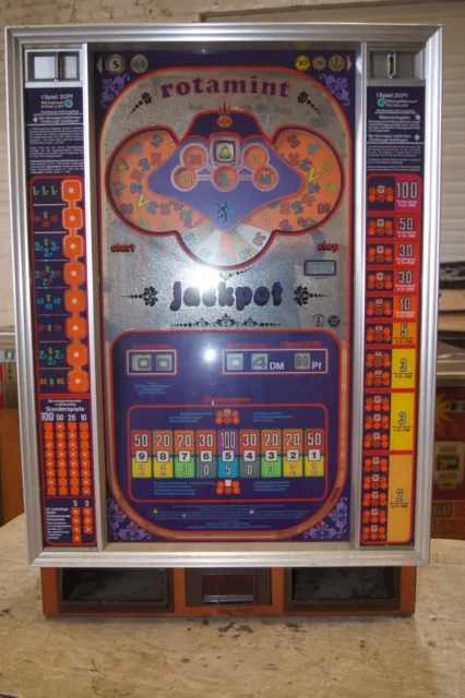 Spielautomat gebraucht, nicht funktionsfähig, Jackpot, Rotamint, Löwen-NSM