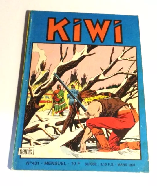 Petit format   KIWI , mensuel N° 431,   Bon état.