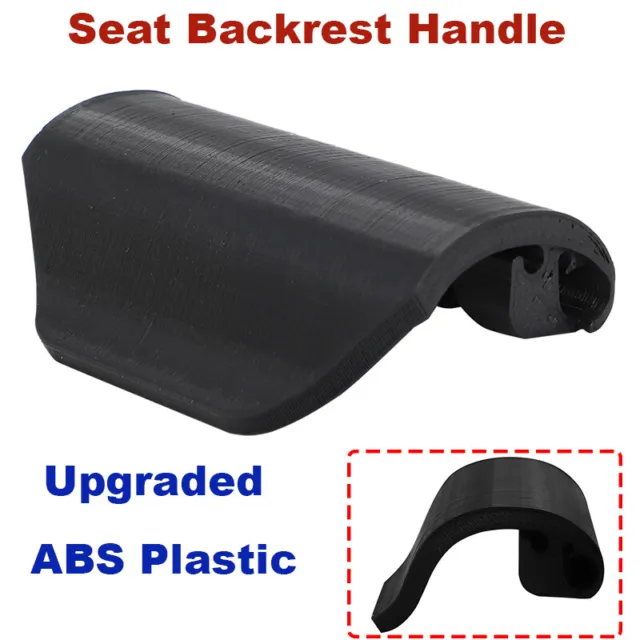 Upgraded Seat Backrest Handle Replacement For Baby Car - ABS Plastic Black
