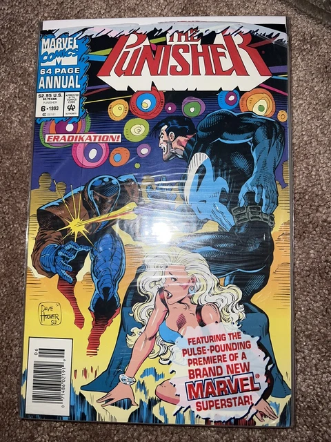 The Punisher Annual #6 1993 Marvel Comics VF/NM Polybagged