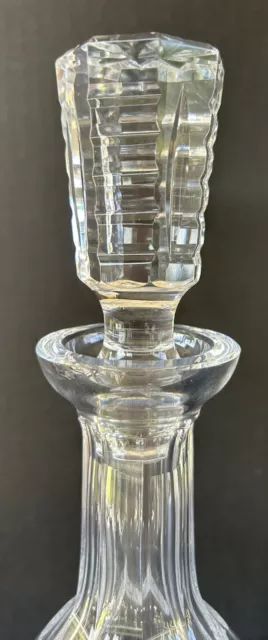 Waterford Crystal Lismore Decanter With Cut Stopper 13.5" Tall 2