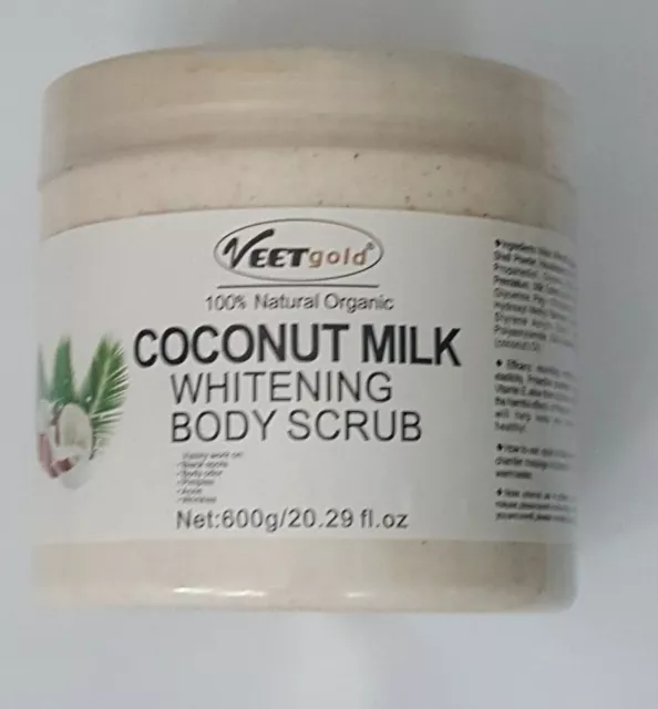 Coconut Milk Whitening Body Scrub 600g