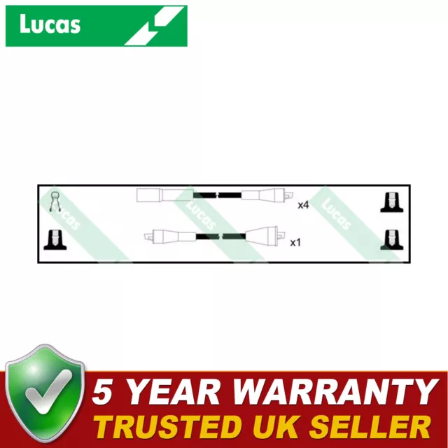 Lucas HT Ignition Leads Fits Vauxhall Nova 1982-1993 1.0 1.4 LUC4285MF