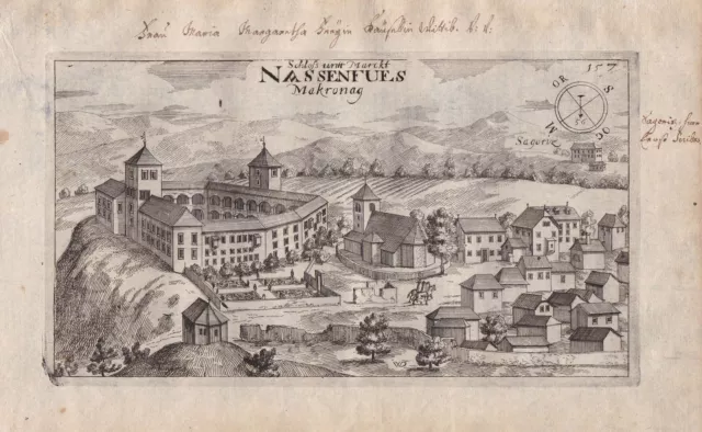 Mokronog Trebelno Dolenjska Slovenia Slowenien Kupferstich Valvasor 1679