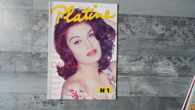 Revue Platine N°1 Dalida  Sheila  Hallyday Vartan Madonna Farmer Tbe