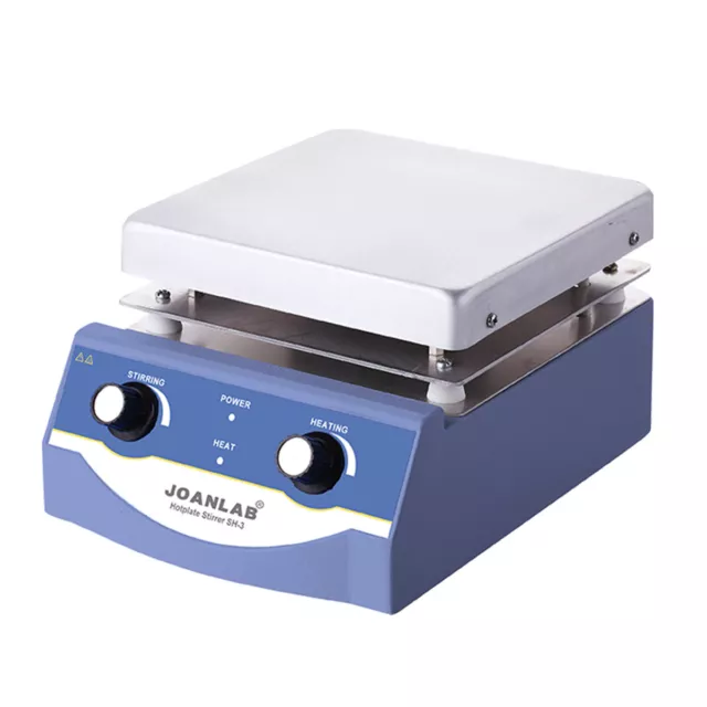 Hot Pate Magnetic Stirrer 3L 3000ml Lab Hotplate Mixer w/ Stand 0-1600rpm