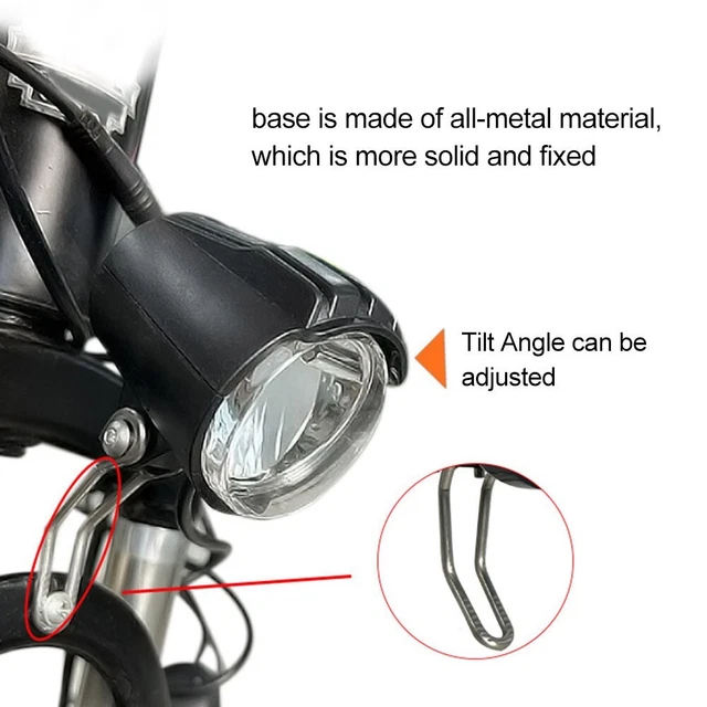 Accessoire de modification de lumière avant vélo lithium booster de puissance