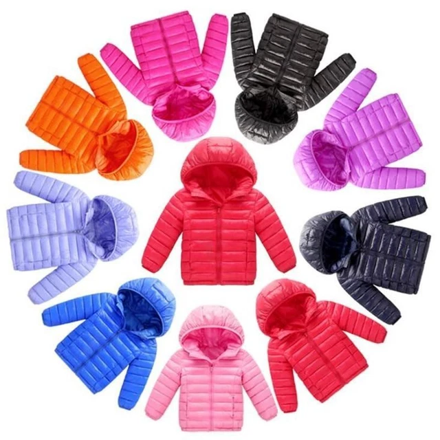 Ragazze Giù Cappotti Autunno Inverno Giacca Bambini Floreale Stampato Caldo Ch