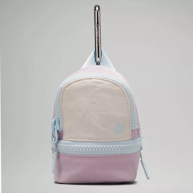NWT Lululemon City Adventurer Backpack Nano Pink Peony/Powder Blue/White Opal