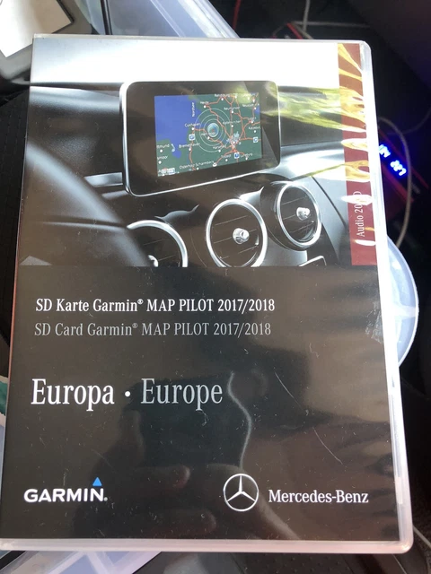 MERCEDES SD CARD Garmin Map Pilot Europe Karte Europa GENUINE gps sat ...
