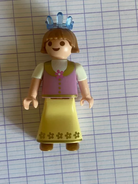 Playmobil Personnage Petite Fille Girl Princesse Reine Avec Couronne