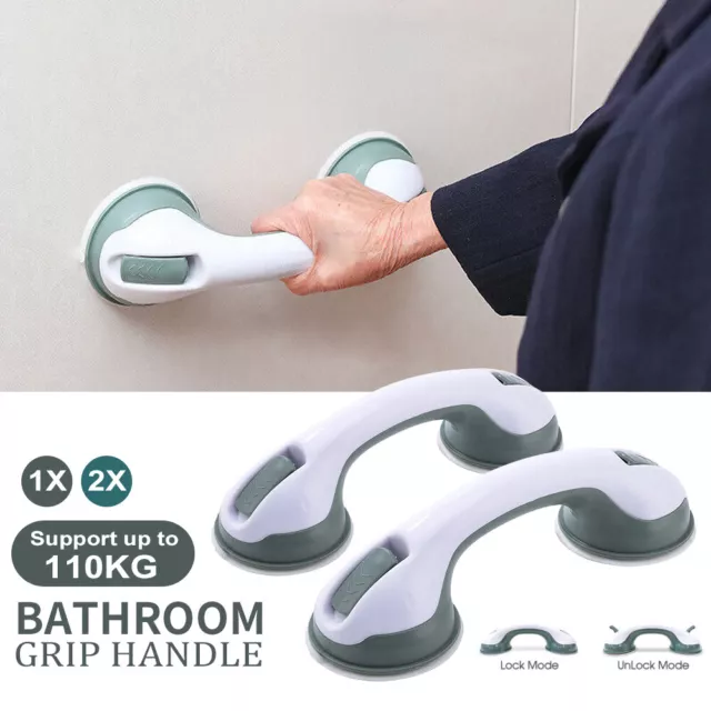 1/2 Safety Bathroom Aid Bath Shower Hand Grab Grip Towel Suction Rail Bar Handle