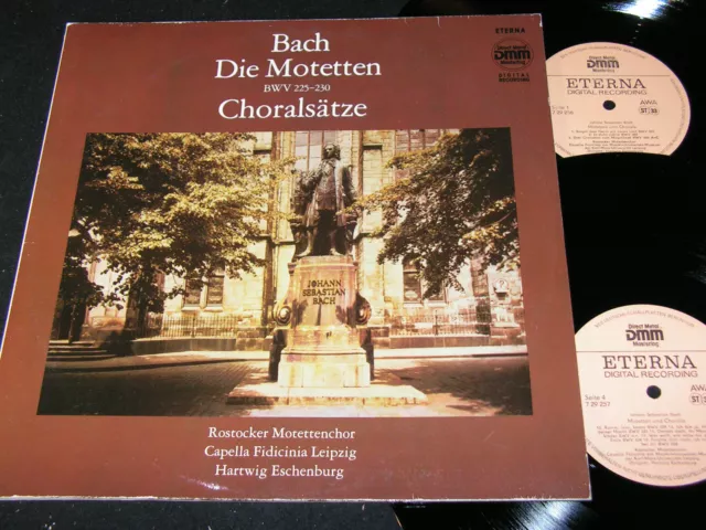 J.S. BACH Motetten BWV 225-230.../ DDR DLP 1989 ETERNA DMM 729256-257