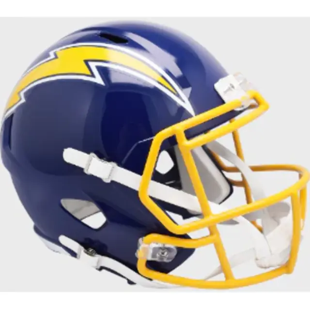 San Diego Chargers Full Size 1974 to 1987 Speed Replica Throwback Helmet - NFL.