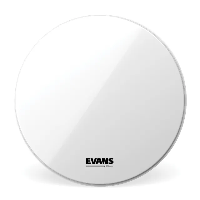 Evans EQ3 Resonant Smooth White Bass Drum Head, sin puerto, 24 pulgadas