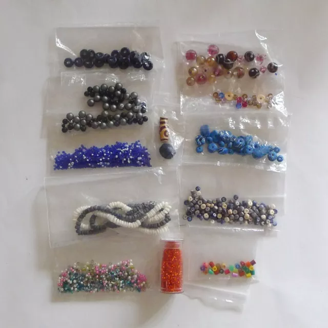 BUNDLE Beads Glass Sequins Crafts Necklace Jewellery Making Gutterman NEW