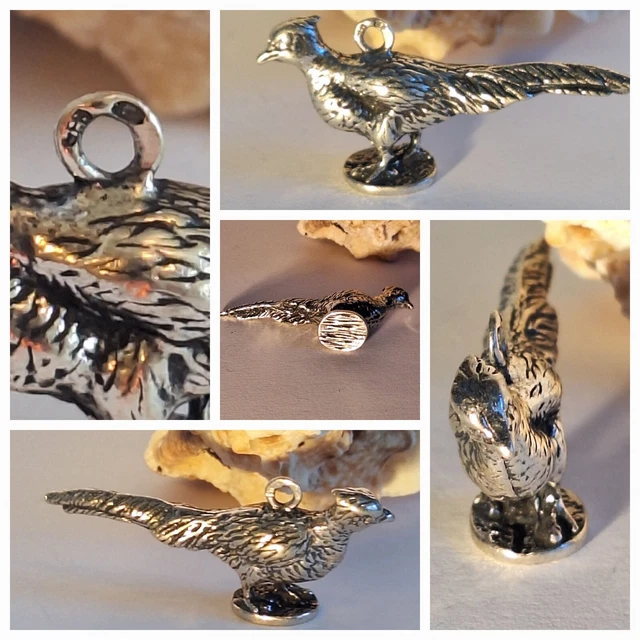Antik Alter Anhänger Fasan 835 Silber Uhrenkette Uhrkette Charivari Art Deco Antik Alter Anhänger Fasan 835 Silber Uhrenkette Uhrkette Charivari Art Deco