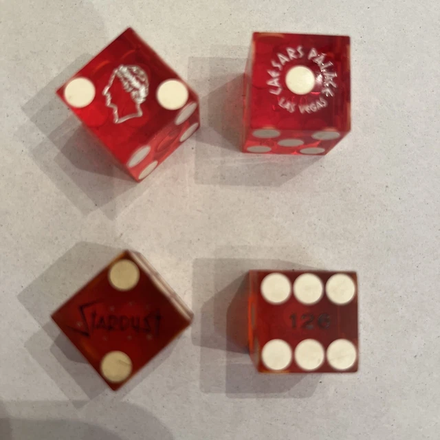 ANTIQUE LAS VEGAS Dice Stardust And Caesars Palace $7.00 - PicClick