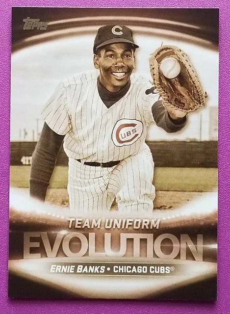 2019 Topps Uniform Evolution Ernie Banks/Kris Bryant Chicago Cubs #ED-10
