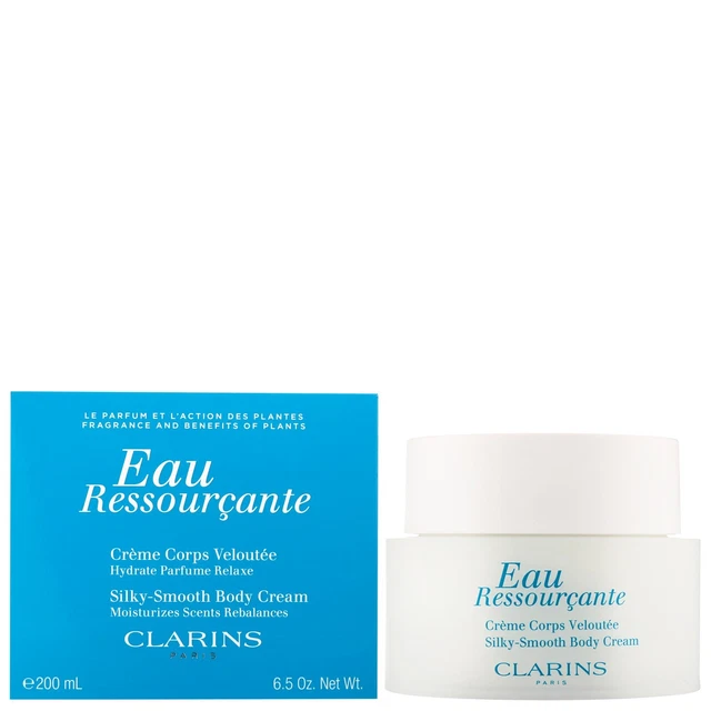 CLARINS EAU RESSOURCANTE SilkySmooth Body Cream 200 ml / 6.7 oz 32.00