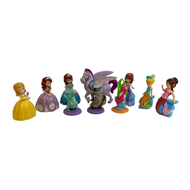 DISNEY'S SOFIA THE First Sofia & Friends Lot of 10 Figures Dolls Action ...