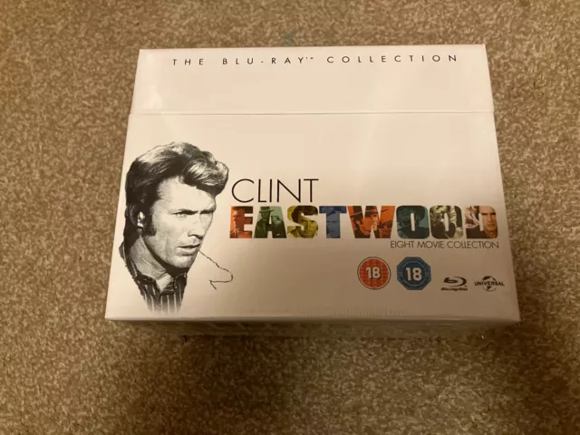 CLINT EASTWOOD The Blu-Ray Collection 8 Disc - New & Sealed