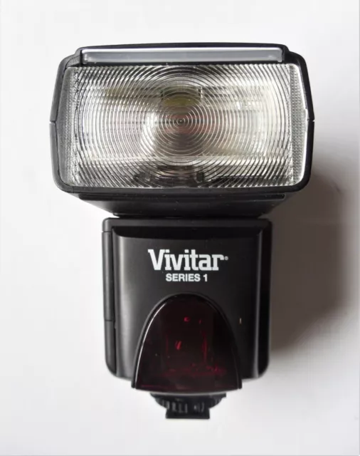 Vivitar Digital TTL Auto-Focus Flash Series 1 for -OLYMPUS-with Case