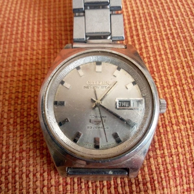 CITIZEN SEVEN STAR Deluxe 7 4-520246 Ta $112.49 - PicClick