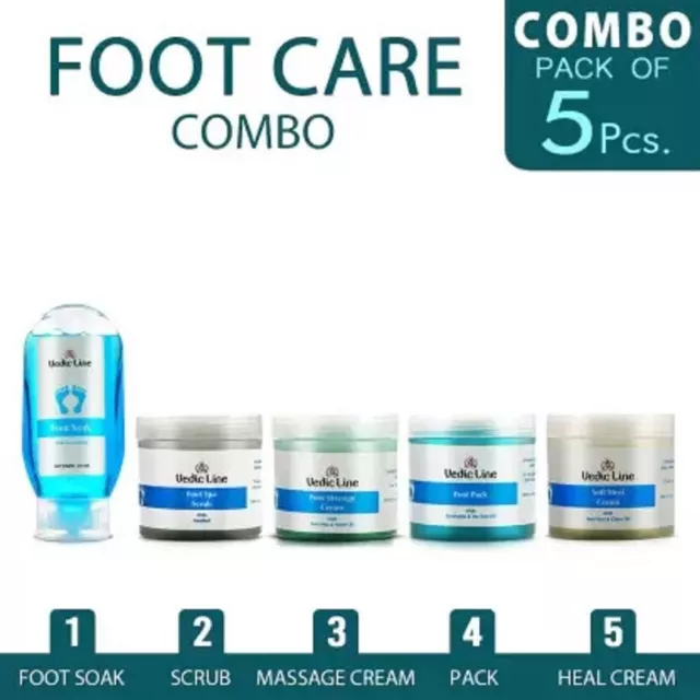 Vedic Line Foot Care Combo 5 steps 600gm