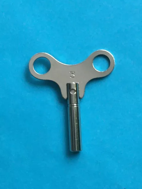 Uhrenschlüssel  Nr. 3 Vierkant 3,00 mm vernickelt Schlüssel Aufziehschlüssel