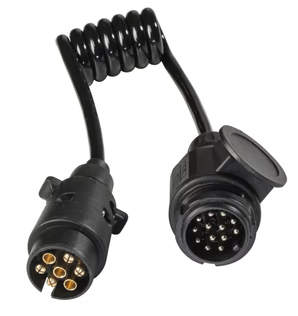 Adapterkabel 1m 12V Stecker 7-polig auf Stecker 13-polig Camping IP44