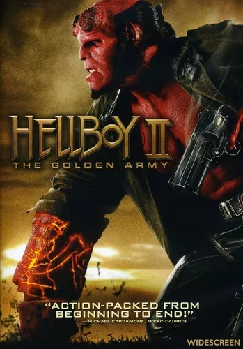 Hellboy II: The Golden Army (DVD, 2008) (2) Ron Pearlman ~Very Good  FULL *OR WS