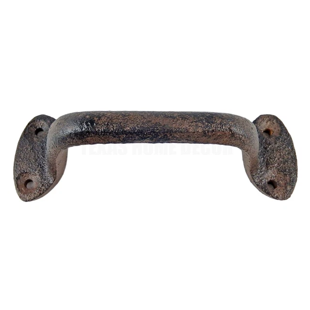 Cast Iron Door Handle Rustic Antique Style Barn Gate Shed Door Cabinet Pull G001 2