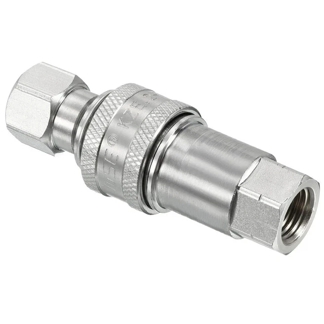 Adaptateur Raccord Fileté G1/2" Pour Tuyau Hydraulique - Acier Galvanisé Haute Pression - Utilisation Pression/échappement/échantillonnage
