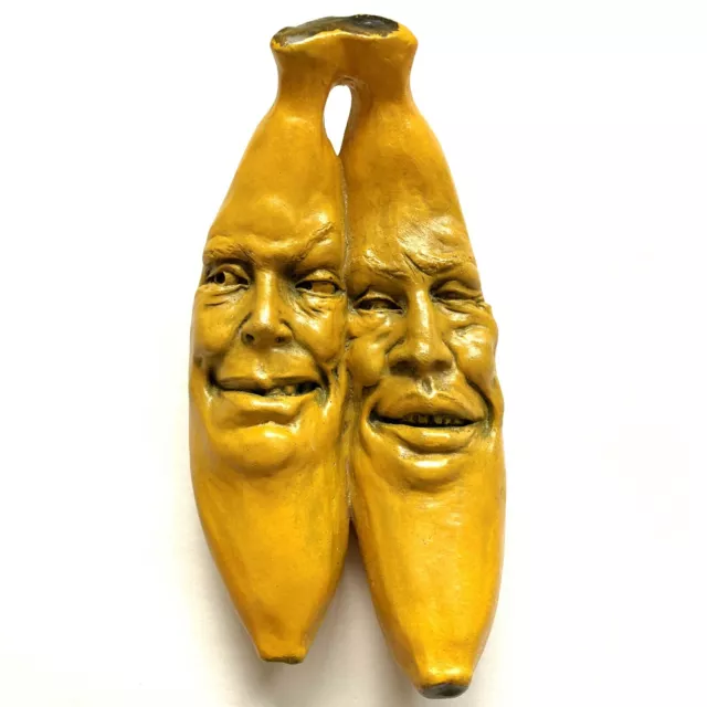 Signed Collectible Banana Character Figures, Signed by Sculptor ClayBraven